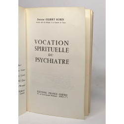 Vocation spirituelle du psychiatre