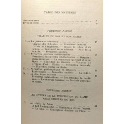 Perception critique et sentiment de vivre chez Charles du Bos