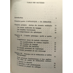 La rééducation des aphasiques - psychologie et sciences humaines