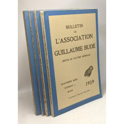 Bulletin de l'association Guillaume Budé (revue de culture...