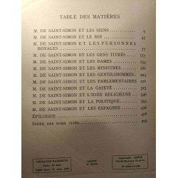M. le duc de Saint-Simon et sa comédie humaine