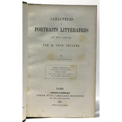 Caractères et protraits littéraires - Estienne d'Aubigné Bodin de...