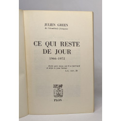 Ce qui reste de jour 1966-1972