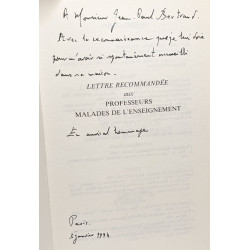 Lettre recommandée aux professeurs malades de l'enseignement ---...