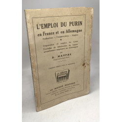L'emploi du purin en France et en Allemagne