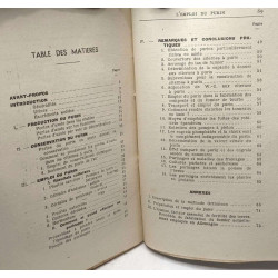 L'emploi du purin en France et en Allemagne