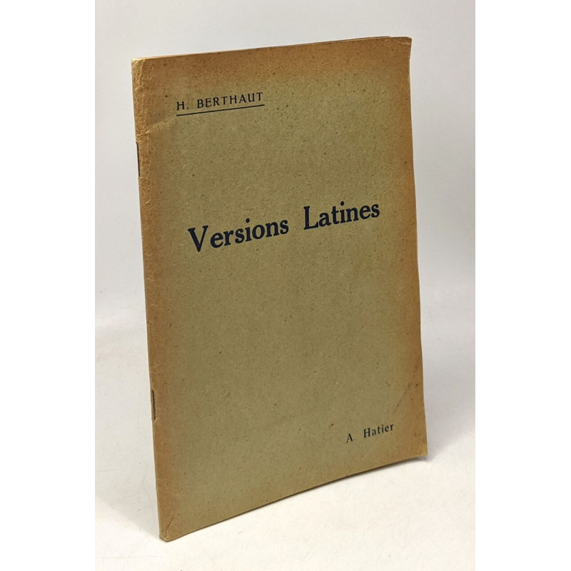 Versions latines