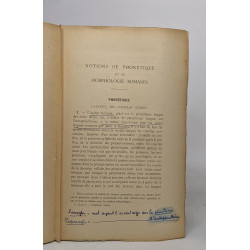 Manuel de phonétique et de morphologie romanes
