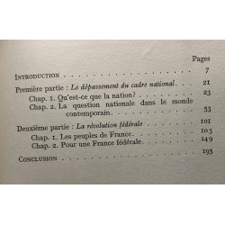Pour une France fédérale vers l'unité européenne par la révolution...