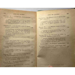 Vue générale de l'histoire de Belgique