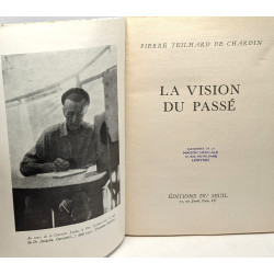 La vision du passé 3. --- oeuvres de Pierre Teilhard de Chardin