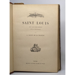 Saint louis son gouvernement et sa politique