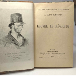 Louvel le régicide | coll. drames judiciaires d'autrefois