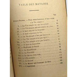 Pour vivre heureux