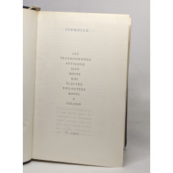 Tragédies de sophocle