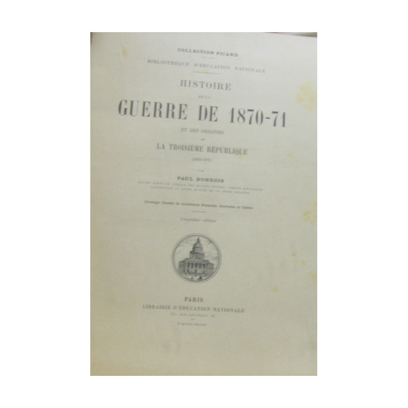 Histoire de la guerre de 1870-71 et des origines de la troisième...