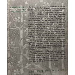 Catholique et Protestants - confrontations théologiques sur...