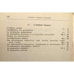Traité d'analyse pour les enseignements classiques et modernes