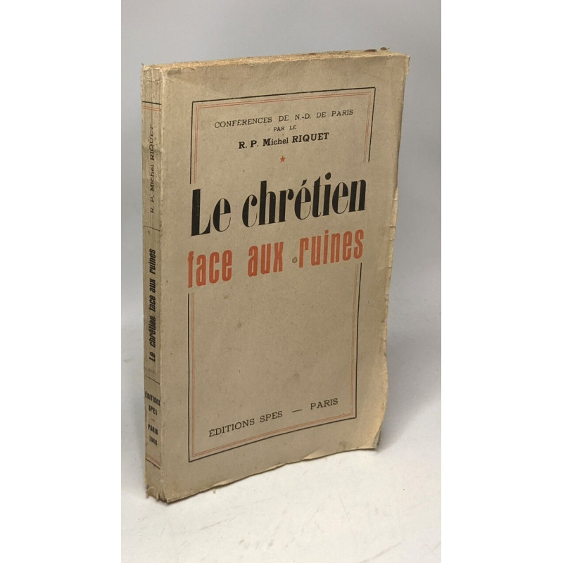 Le chrétien face aux ruines