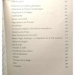 Le cinquième centenaire de l'imprimerie dans les anciens Pays-Bas...