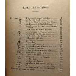 Les bêtes ces inconnues