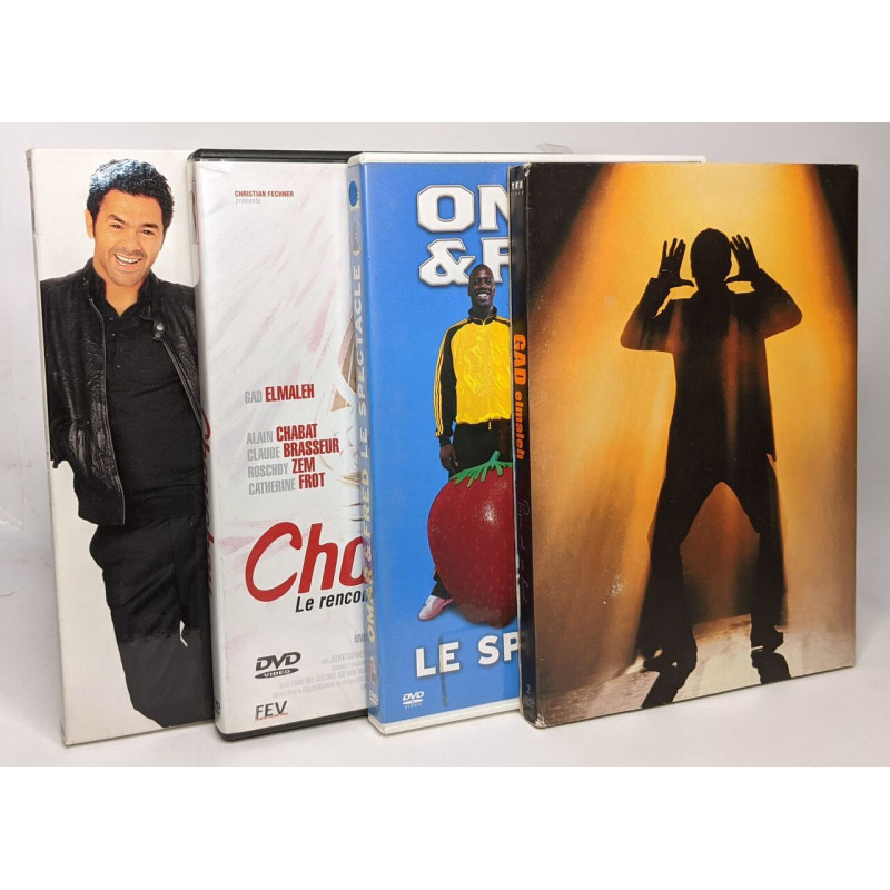 4 DVDs Humour/ humoriste: Omar et Fred-Le Spectacle + Chouchou...
