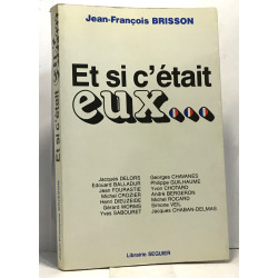 Et si c'etait eux... --- avec envoi de l'auteur