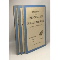 Bulletin de l'association Guillaume Budé (revue de culture...