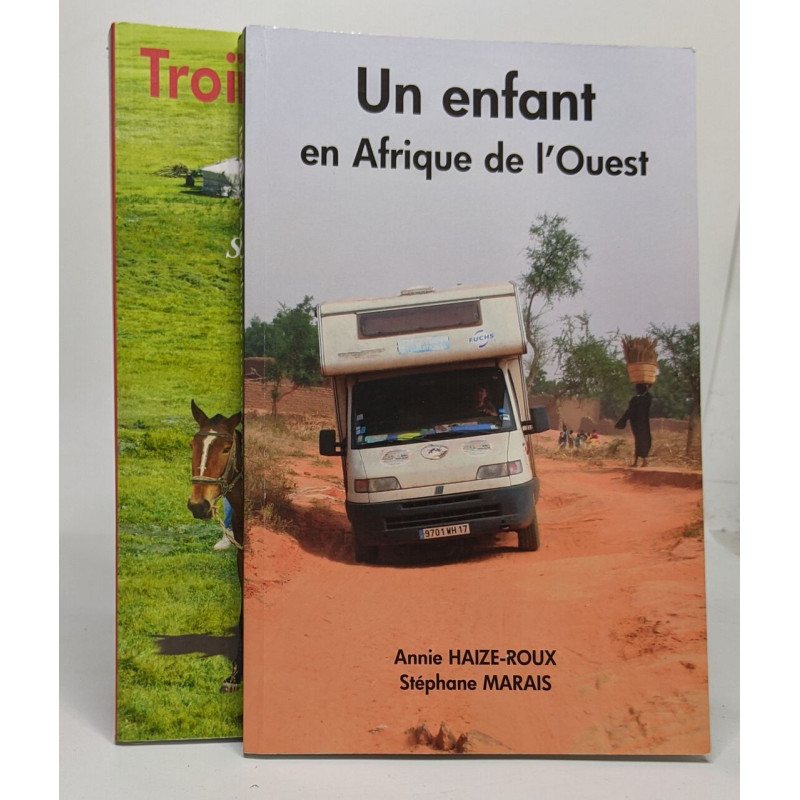Lot de 2 ouvrages de Maris et Haize-Roux: Un enfant en Afrique de...