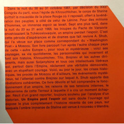 Un empire perd l'espoir - le fantôme de Staline