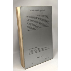 La philosophie grecque