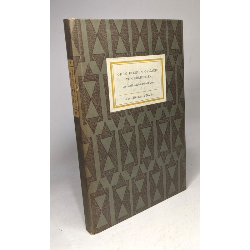 Oden - Elegien - Gesänge von Hölderlin - Auswahl von Friedrich...
