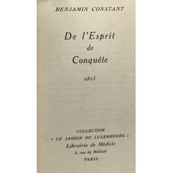 De l'Esprit de Conquête 1813