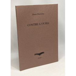 Contre l'oubli