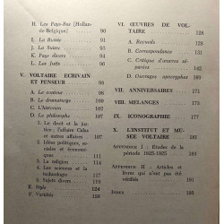 Quarante années d'études voltairiennes - bibliographie analytique...