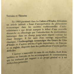 Terrains et theories