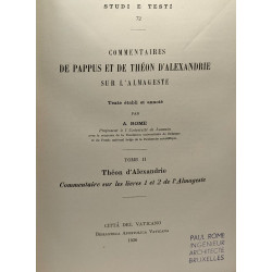 Comentaires de Pappus et de Théon d'Alexandrie sur l'Almageste -...