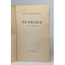 En france - la fin de l'opposition
