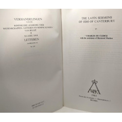 The Latin sermons of Odo of Canterbury | Verhandelingen van de...