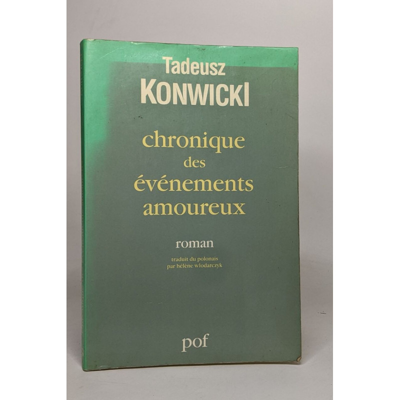 Chronique des Evenements Amoureux
