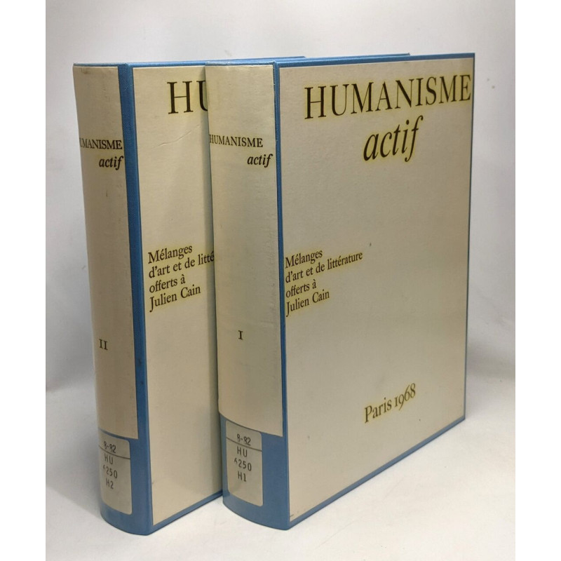 Humanisme actif - mélanges d'art et de littérature offerts à...
