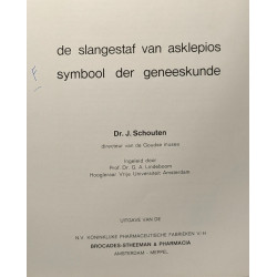 De slangestaf van asklepios symbool der geneeskunde