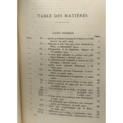 Les grands problèmes du Rhin