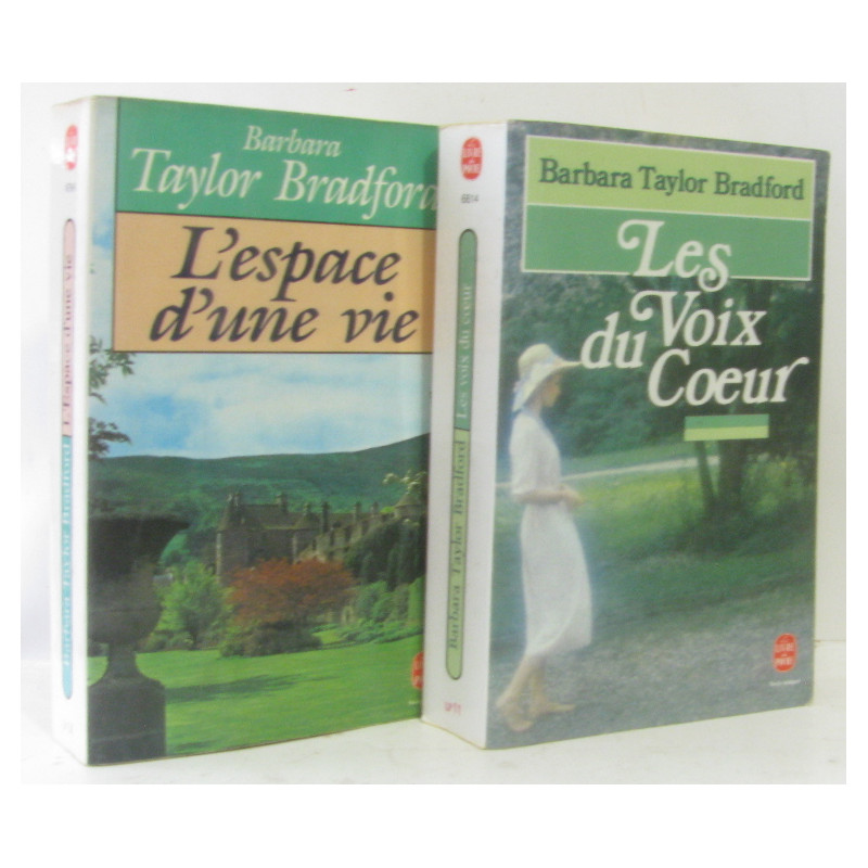 L'Espace d'Une Vie + Les voix du coeur --- deux livres
