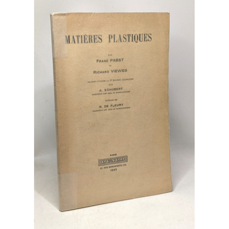 Matières plastiques