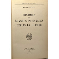 Histoire des grandes puissances depuis la guerre - bibliothèque...
