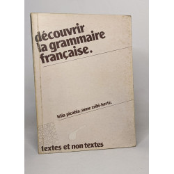 Découvrir la grammaire française