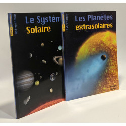 Les planètes extrasolaires + Le système solaire -- 2 livres