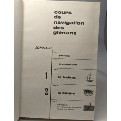 Cours de navigation des glenans /2 tomes