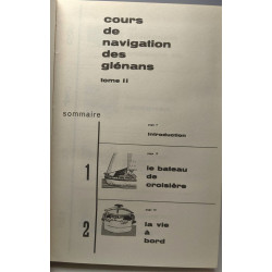 Cours de navigation des glenans /2 tomes